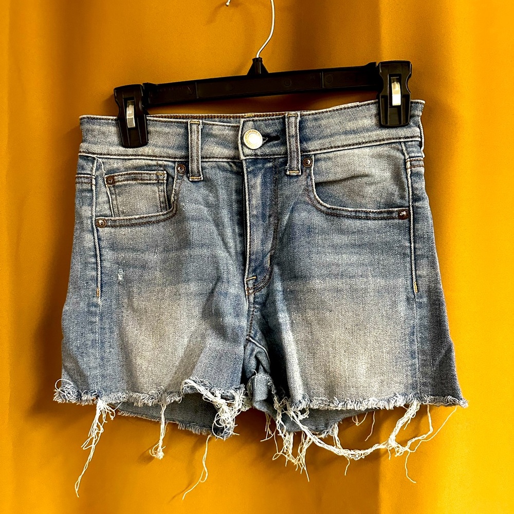 Super super stretch high rise shorts